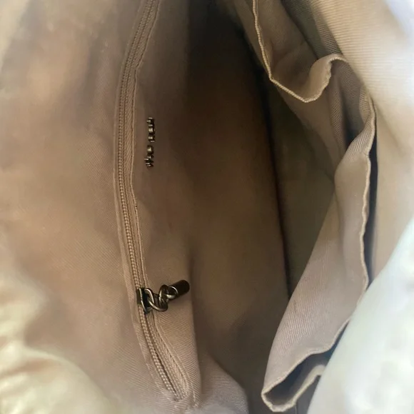 The Sak Lucia Crossbody Bag Crochet Purse, Blue & Tan - Picture 3 of 4